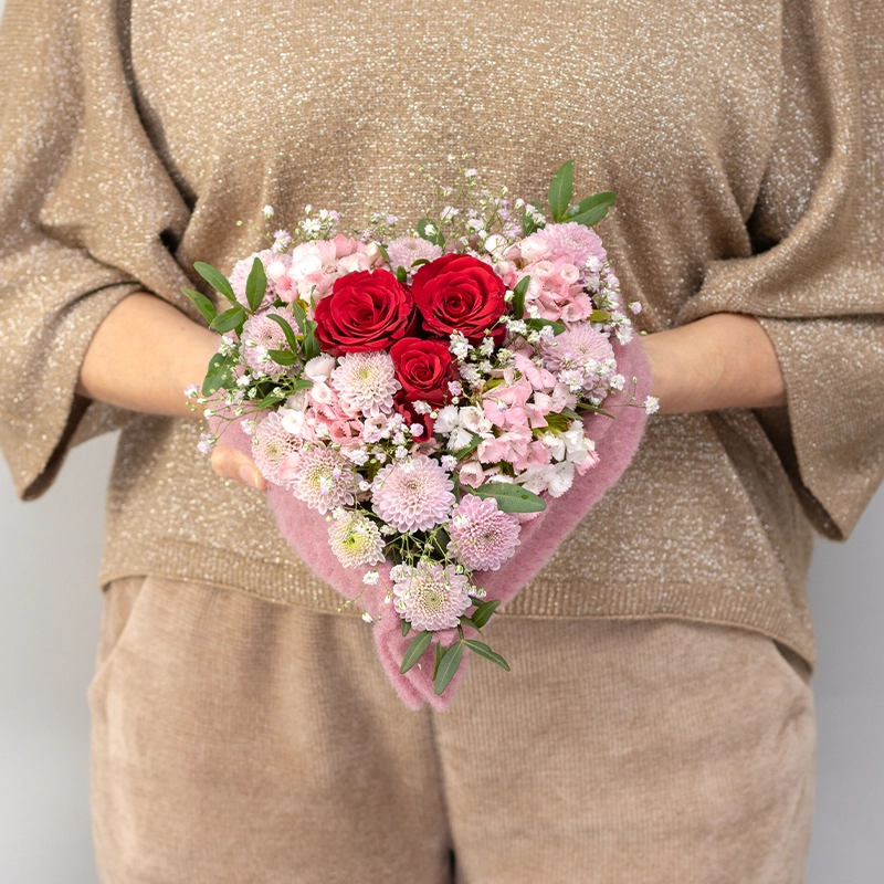 Gute Besserung wünschen mit Blumen - Blumen Risse