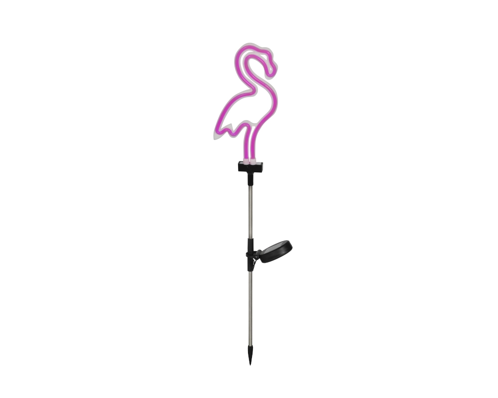 KAEMINGK Solar LED-Licht 'Flamingo', pink Cover