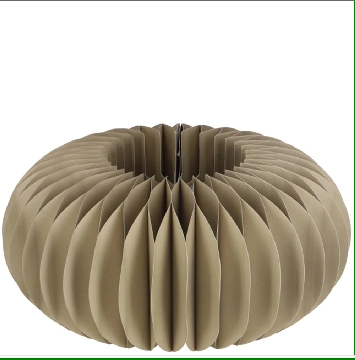 Papiersockel 'Dacia', rund, Ø28x13 cm, grau Cover