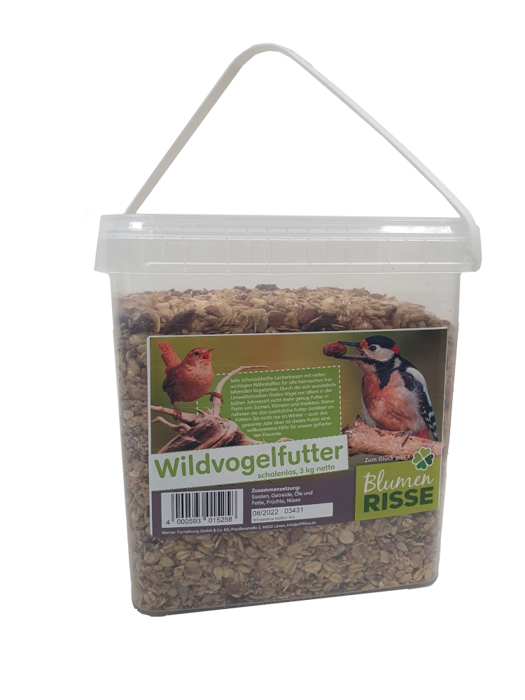 BLUMEN RISSE Wildvogelfutter, 3 kg Cover