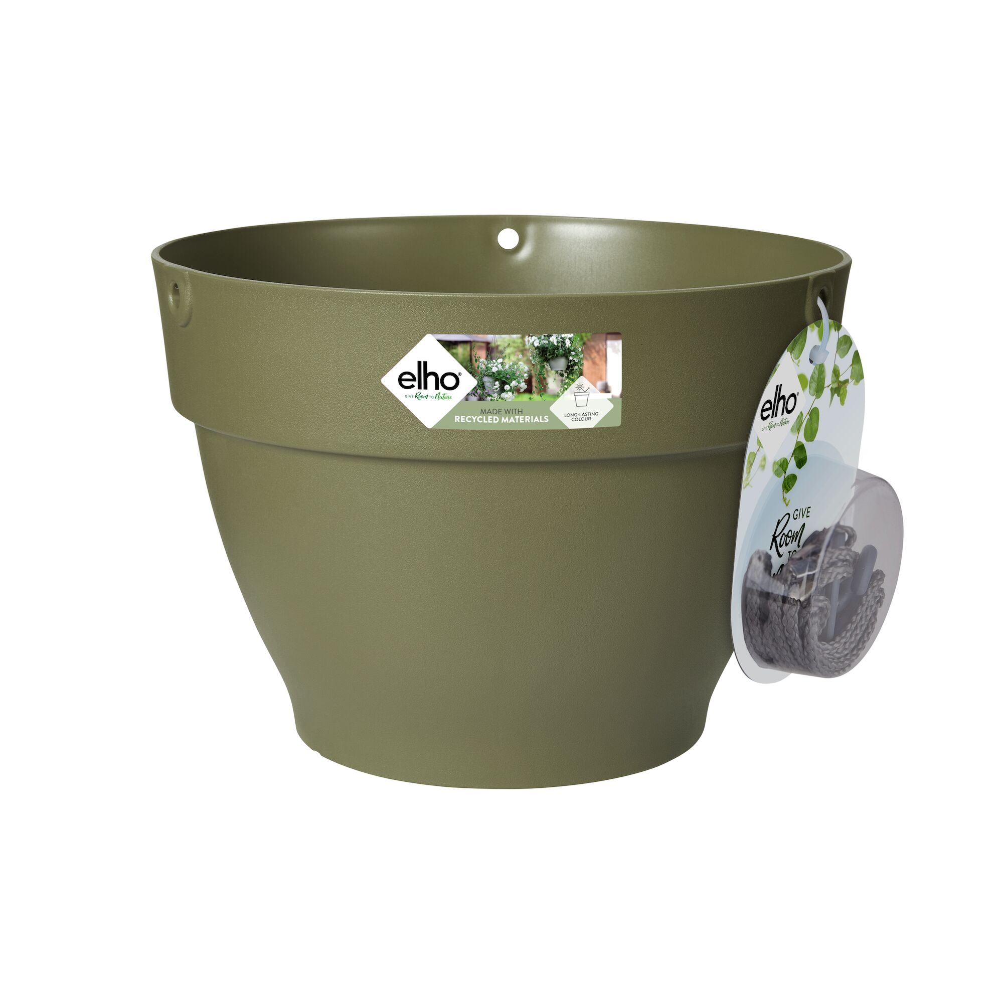 Kokoseinleger Für Hängeampeln – Ø 30 Cm, Braun, Ideal Für Metallampeln, Einfach Einsetzen