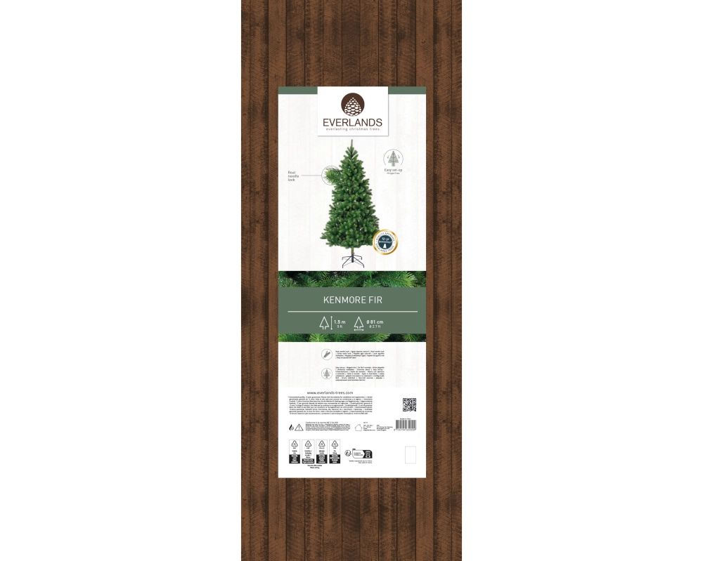 EVERLANDS Weihnachtsbaum 'Kenmore', Edeltanne, 150x81 cm - Gallerie Bild 6