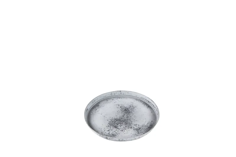 TS COLLECTION Untersetzer 'Nova', Ø18x2 cm, hellgrau - Gallerie Bild 1