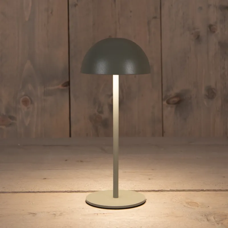 ANNA´S COLLECTION Akku LED-Tischlampe, USB, 22x10 cm, sand - Gallerie Bild 2