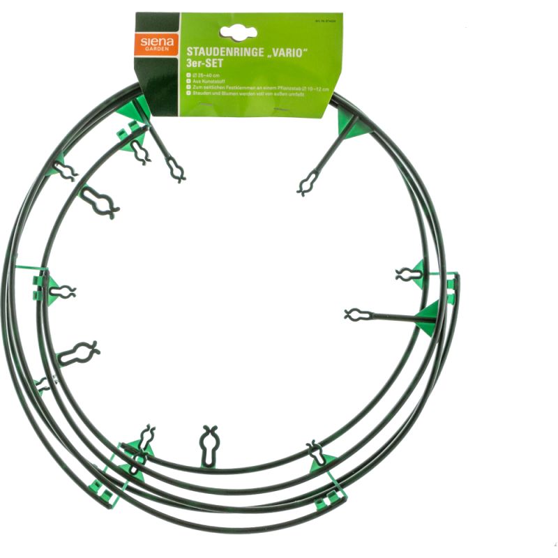 SIENA GARDEN Staudenringe, Ø25-40 cm, 3 Stück - Gallerie Bild 1