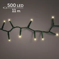 LUMINEO LED-Lichterkette 'Compact', soft gold, 500 LED, 1100 cm - Vorschau Bild 1