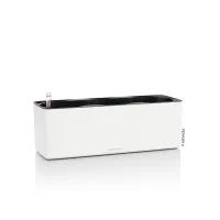 LECHUZA Pflanzgefäß 'Cube Premium Triple', 14x40x13,5 cm, weiß - Vorschau Bild 1