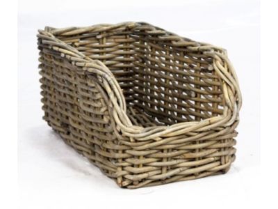 VAN DER LEEDEN Aufbewahrungskorb, 40x30x20 cm, grau Cover