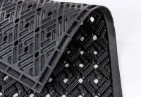 ASTRA Fussmatte 'Dynamic', 25x60 cm, Streifen, schwarz - Vorschau Bild 1