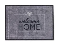 ASTRA Fussmatte 'Deco Brush', 50x70 cm, Welcome, grau - Vorschau Bild 1