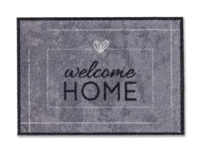 ASTRA Fussmatte 'Deco Brush', 50x70 cm, Welcome, grau Cover