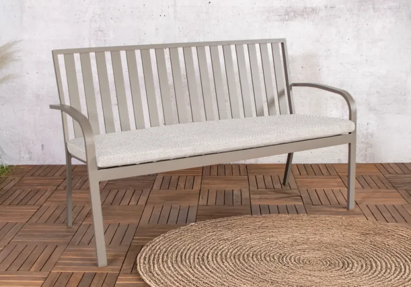 SENS-LINE Bank 'Milan', 150x64x90 cm, taupe - Gallerie Bild 1