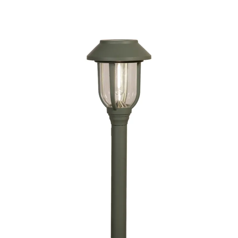 ANNA´S COLLECTION Solar LED-Retro Fackel, 41x9 cm, olivgrün - Gallerie Bild 1