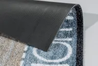 ASTRA Fussmatte 'Deco Brush', 50x70 cm, Home, braun-blau - Vorschau Bild 1