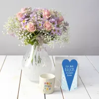 Geschenkset 'Good Spirits', mit Tasse 'Positivitee' & Traubenzuckerherzen - Vorschau Bild 1
