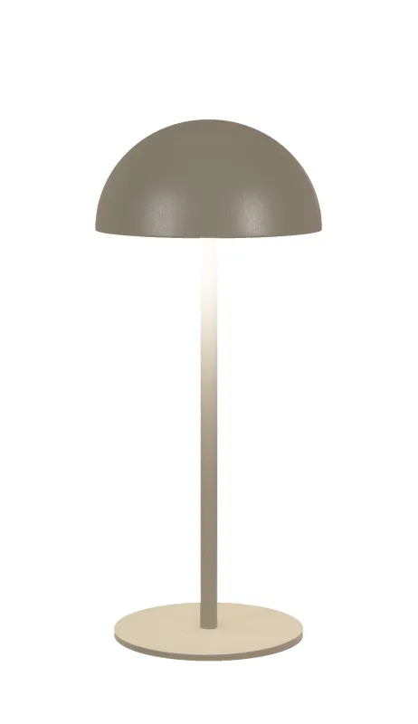 ANNA´S COLLECTION Akku LED-Tischlampe, USB, 22x10 cm, sand - Gallerie Bild 1